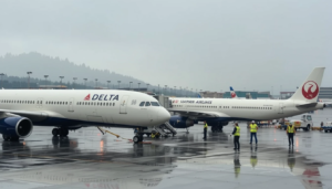 Delta Air Lines and Japan Airlines Planes Collide