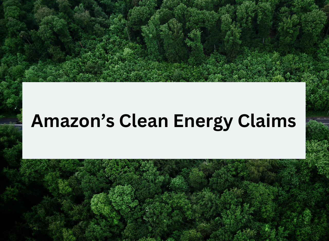 Amazon’s Clean Energy Claims