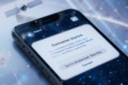 Starlink Satellite Connectivity to iPhones